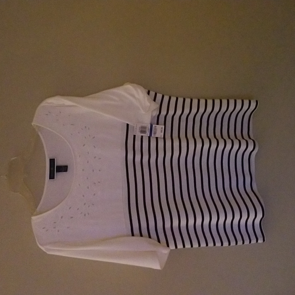 Cotton knit top.